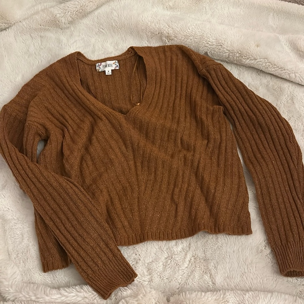 Orange Knit Sweater!